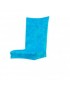 MagiDeal Tramo Corto Foral Zorro Decoración De La Tela Comedor Cubierta De La Silla Funda Azul