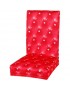 MagiDeal Funda Elástica Elástica Extraíble Cubierta De Asiento De La Silla De Comedor Corta -red