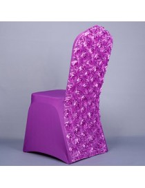 MagiDeal Spandex Color Sólido Taburete Silla De Comedor Cubierta De Funda De Color Púrpura - Envío Gratuito