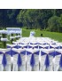 10PCS Wedding Banquet Decorations Organza Handmade Chair Cover Sashes
