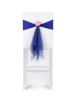 10PCS Wedding Banquet Decorations Organza Handmade Chair Cover Sashes - Envío Gratuito