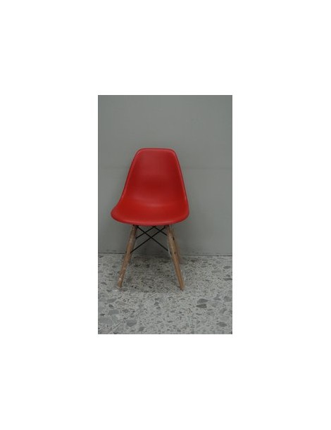 Silla EAMES s,brazosIL Mio Mueble-Roja - Envío Gratuito