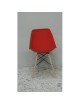 Silla EAMES s,brazosIL Mio Mueble-Roja - Envío Gratuito