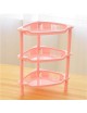 3 Tier Plastic Corner Organizador De Estante Cuarto De Baño Cocina Rack Titular De Almacenamiento Caliente (rosa) - Envío Gratui