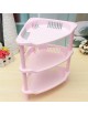 3 Tier Plastic Corner Organizador De Estante Cuarto De Baño Cocina Rack Titular De Almacenamiento Caliente (rosa) - Envío Gratui