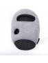 Mini Almohada de Mano Ostrich-Gris con Negro