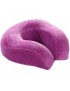 Cuello De Espuma De Memoria Almohada Cervical Almohada De Viaje Suave (violeta)