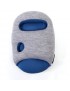 Mini Almohada de Mano Ostrich-Gris con Azul