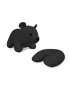 Almohada De Viaje En Forma De Oso Negro TT19-BK - Café TT19-BR