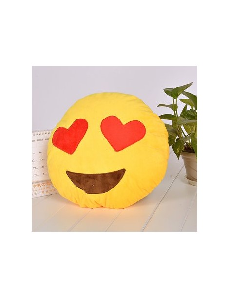 Yucheer Ronda Emoji Emoticon Bandas Almohada Amarillo - Envío Gratuito