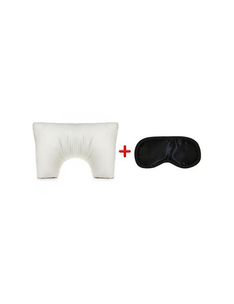 Almohada Ergonómica Memory Side Antitranspirante Dr Dreams mas Antifaz Contra el Insomnio Gratis - Blanco - Envío Gratuito