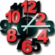 Reloj de Pared Timco, numero 3D LOC-RO - Envío Gratuito