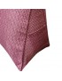 Almohada De Lino De Algodón Rosa So De La Cintura De Color Rojo Suave Tiro Almohada Siesta Decoración-m