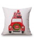 Feliz Navidad De Algodón De Lino Almohada Cama Almohada Cubierta Del Cojín De Belleza Linda