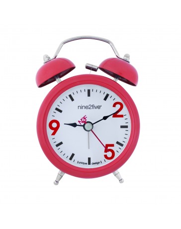 Reloj Despertador Nine To Five Clocks Dbll01Rj - Envío Gratuito