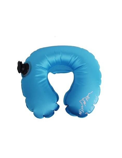 MagiDeal Inflable Resistente Al Agua La Forma De U Almohada De Aire Que Acampa Del Recorrido Del Amortiguador - Cielo Azul - Env