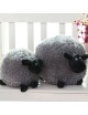 MagiDeal Ovejas De Peluche De Felpa único Amortiguador Del Hogar Almohada Del Sofá Del Cabrito Del Bebé Gris 30cm Juguete - Enví