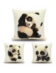 MagiDeal Animal Lindo De La Panda De Lino Impresa Almohada Cuadrada Caso Colchón Cubierta Decoración num 1 - Envío Gratuito