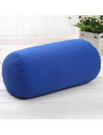 EW almohada cilíndrica de color azul oscuro-Azul oscuro y el color del dril de algodón - Envío Gratuito