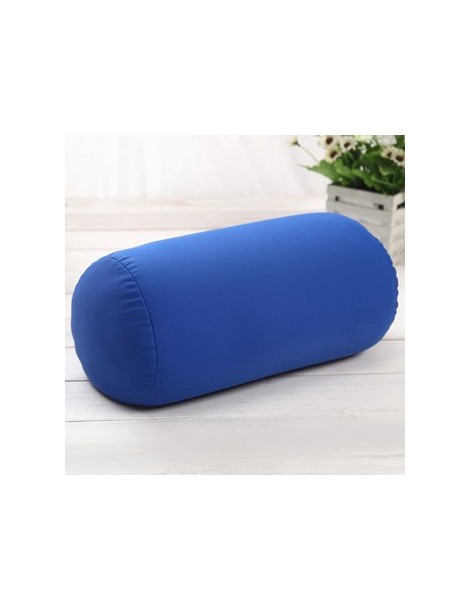 EW almohada cilíndrica de color azul oscuro-Azul oscuro y el color del dril de algodón - Envío Gratuito