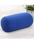 EW almohada cilíndrica de color azul oscuro-Azul oscuro y el color del dril de algodón