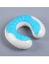 Relajación En Forma De U Gel Memoria De Viaje Enfriamiento Almohada Soporte Apoyo Útil