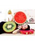 Cojín Almohada de la fruta Simulación (D40cm) - Sandía
