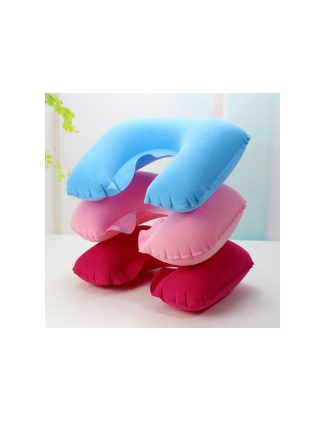 EY Inflable Almohada Cojín Aire Resto Del Cuello En Forma De U Compacto Plano Viajes Vuelo - Envío Gratuito