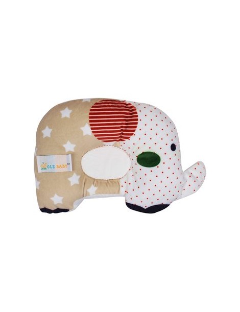 Ole Baby Elefante Forma Almohada Children's Esponja Almohada Suave Y Peluche 0-12 Meses - Envío Gratuito