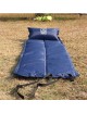 Colchoneta inflable de cama plegable con almohadilla-Azul - Envío Gratuito