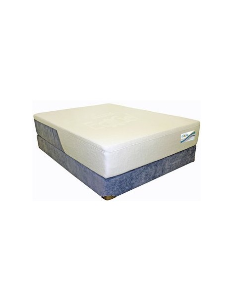 Colchón Therapedic MEMORY FOAM Heaven King Suave-Blanco con Azul - Envío Gratuito