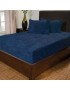 Protector de Colchón de Borrega Intima Azul Marino-Azul