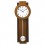 Reloj Bulova de Pared Caoba C3383