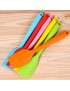 1pc Antiadherente Silicona Suave Raspador Utensilios Para Hornear Pastel Espátula( Color Aleatorio )