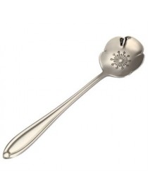 Forma de la flor de azúcar cuchara del acero inoxidable Silver-No.05 - Envío Gratuito