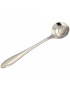 Forma de la flor del tamaño de azúcar té del acero inoxidable cuchara de café de plata 02.