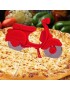 Rebanador Cortador De Pizza Forma Moto Retro Vintage