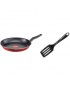 Kit T-Fal B3030482M Sartén PowerGlide 24cmmasEspátula De Nylon-Rojo