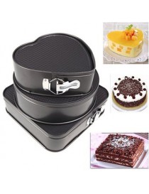 Molde 3 Set Springform Pans Cake Bakeware Mould Kitchen Accessories - Envío Gratuito