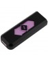 EH USB recargable encendedor de llama--Negro y rosa