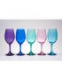 Jgo. de 3 Copas p Agua,Cristar ,Rioja Morado