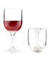Copas para beber camping Kikkerland Transparente