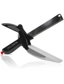 Tijeras Clever Cutter 2en1 Cuchillo Y Tabla Cortar De Cocina - Envío Gratuito