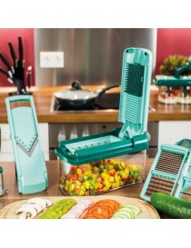 Rallador Cortador De Verduras Frutas Nicer Dicer Fusion RCNDF -Verde Oscuro - Envío Gratuito