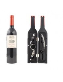 Set de 5 accesorios de descorche Kikkerland Wine Bottle Kit Negro BA53-L - Envío Gratuito