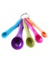 5 Pcs Plastic Measuring Spoons Set Kitchen Tool Utensils Cream Cooking Baking