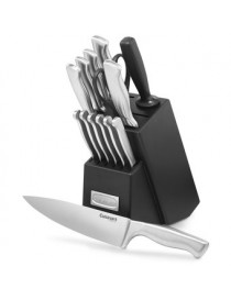 Juego set de cuchillos 15 piezas Cuisinart acero inoxidable - Envío Gratuito
