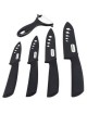 Marca Superior Cuchillos Cerámicos de 3,4,5,6 Pulcadas con Fundas y Pelador Juntos - Envío Gratuito
