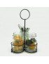 PORTA CUBIERTOS CON RACK MASON JAR.