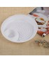 Placa De Masa Hervida Dumpling Plate With Vinegar Saucer-(Peque?o)-Blanco